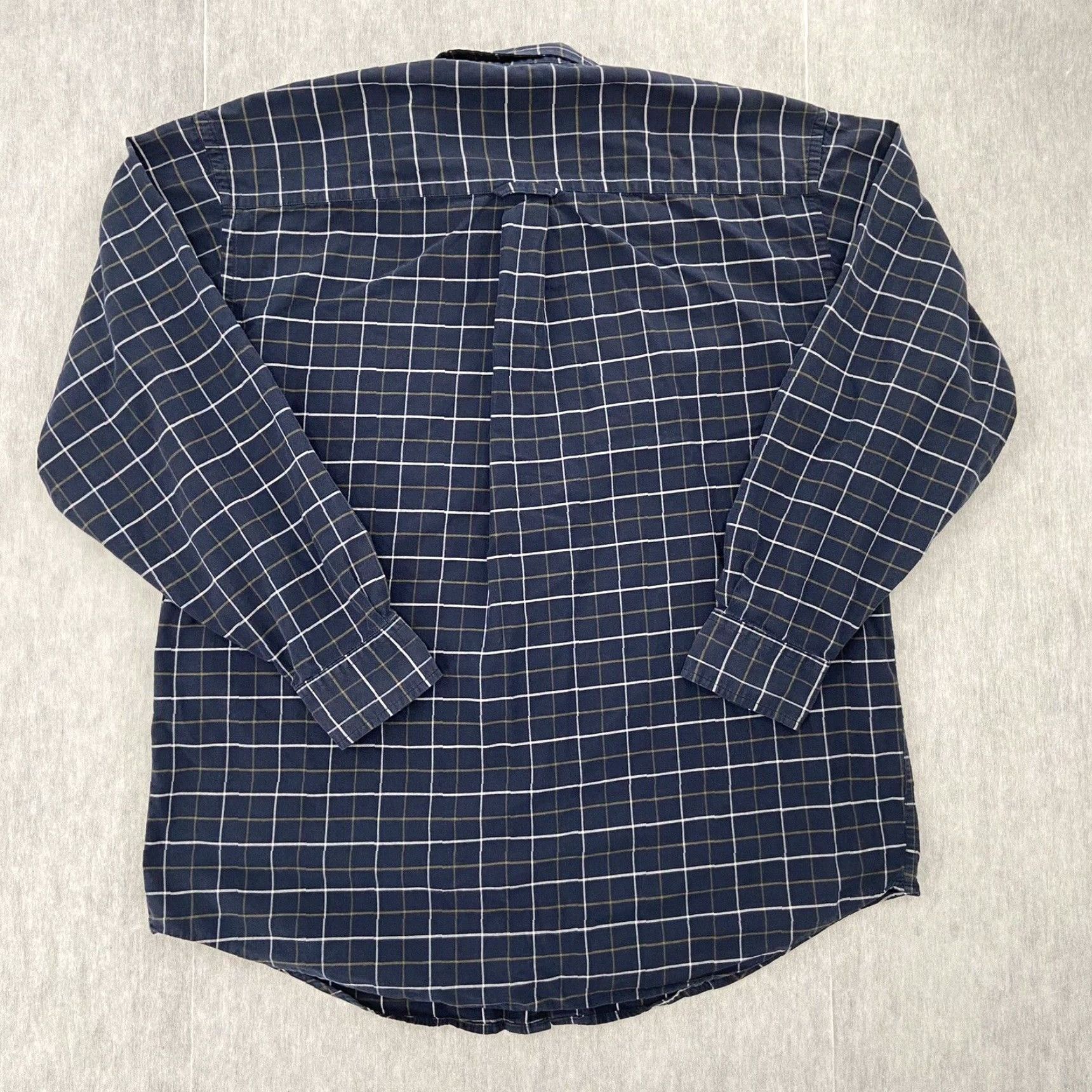 Pendleton Pendleton Shirt Adult Large Blue Check Long Sleeve Button Up Pocket Cotton Men L Vintage Size US L / EU 52-54 / 3 - 2 Thumbnail