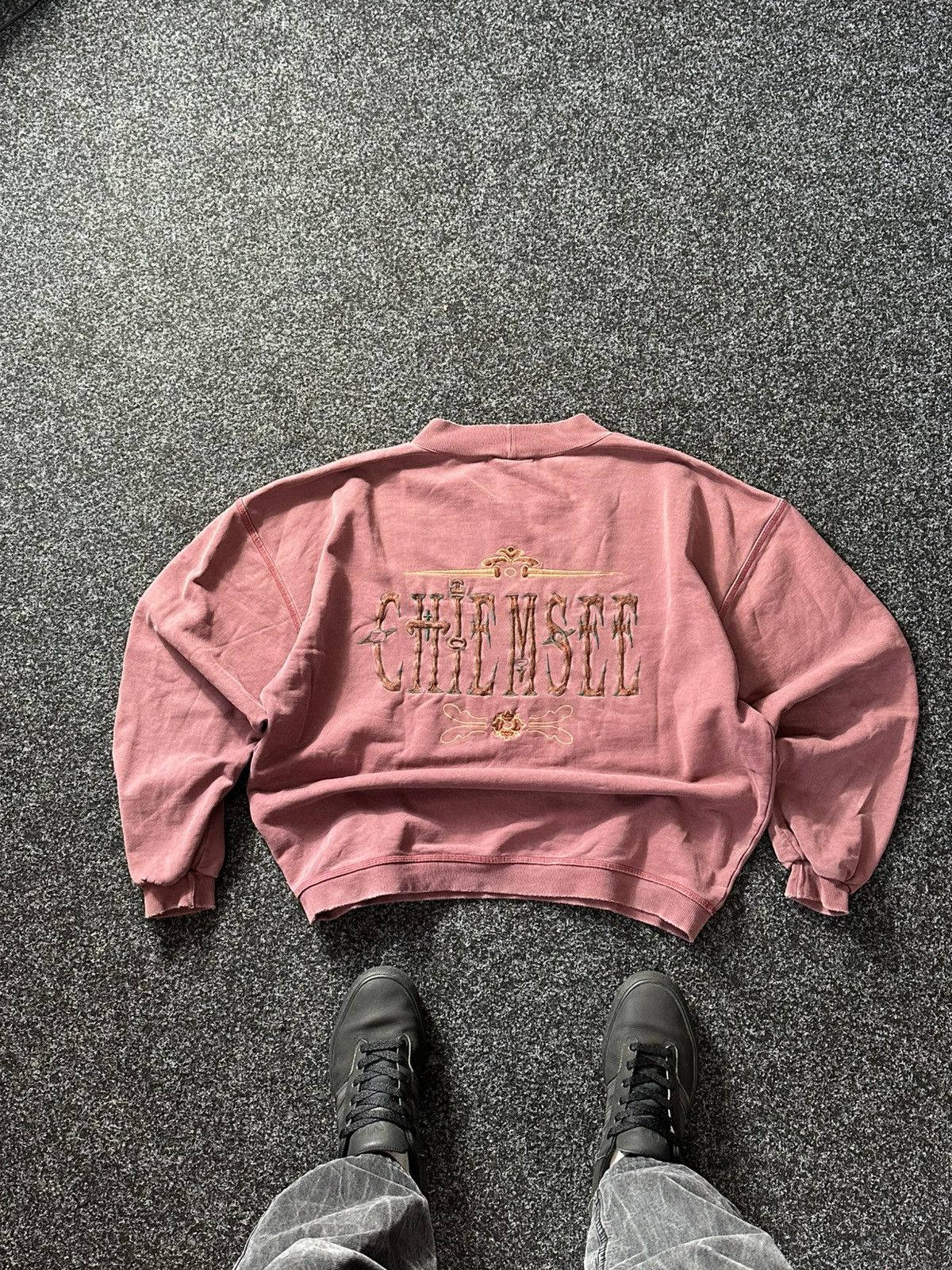 Vintage 🚨CHIEMSEE Natural Sweatshirt Embroidered Logo ULTRA BOXY Size US L / EU 52-54 / 3 - 1 Thumbnail
