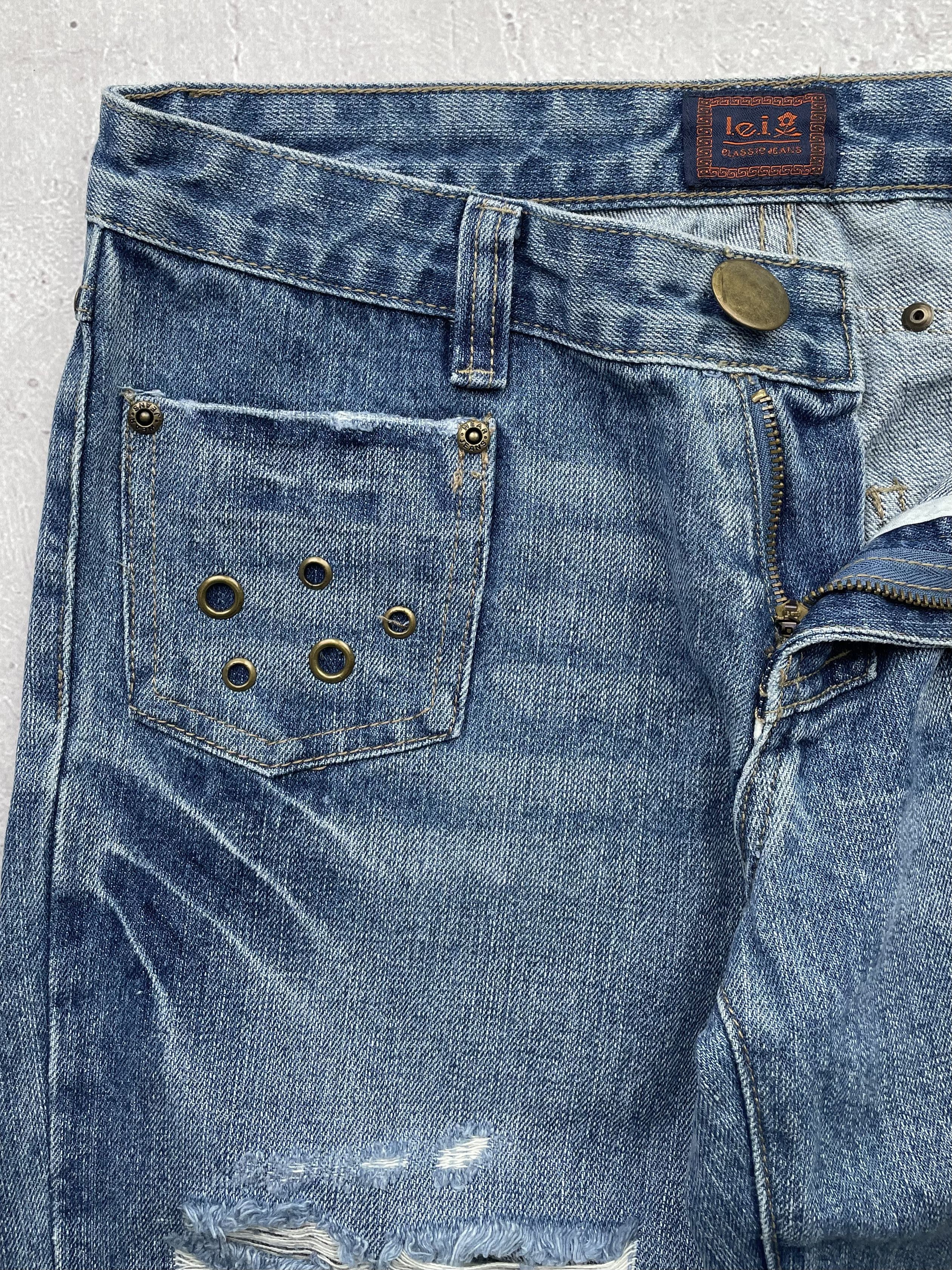 Vintage Vintage Ripped Jeans Size 29" - 4 Thumbnail