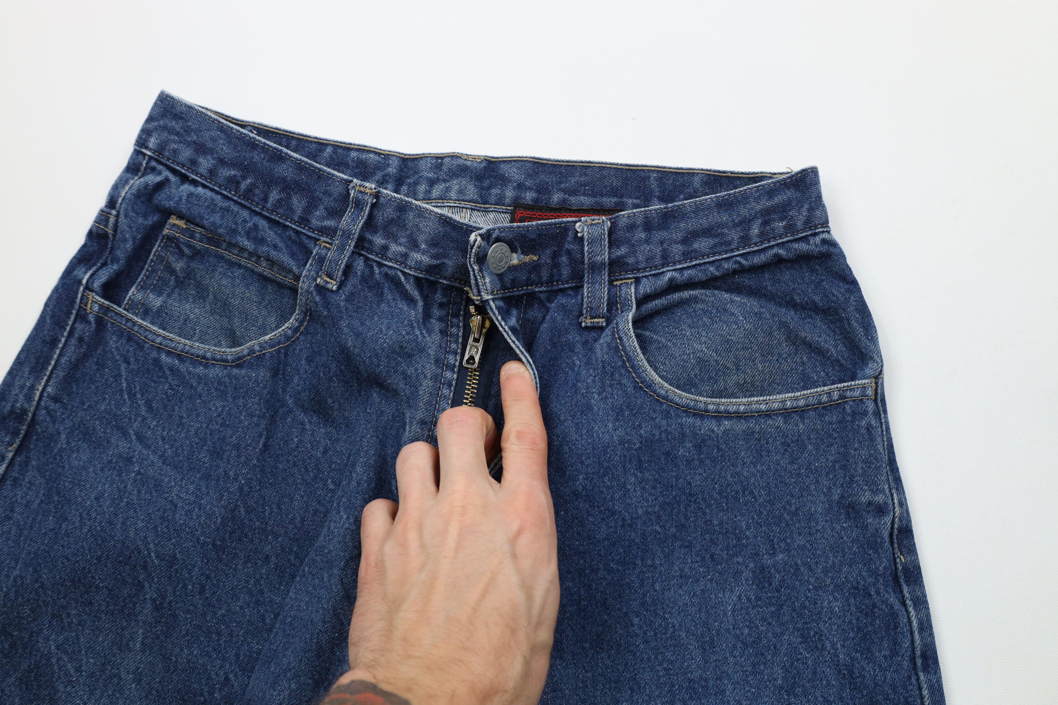 Guess Vintage 90s Guess Spell Out Straight Leg Denim Jeans USA Size US 30 / EU 46 - 8 Thumbnail