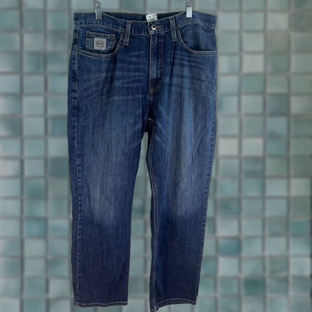 Denime Chinch Denim Jeans | Straight Fit | Mens Size 34 | Blue Size US 34 / EU 50 - 1 Thumbnail