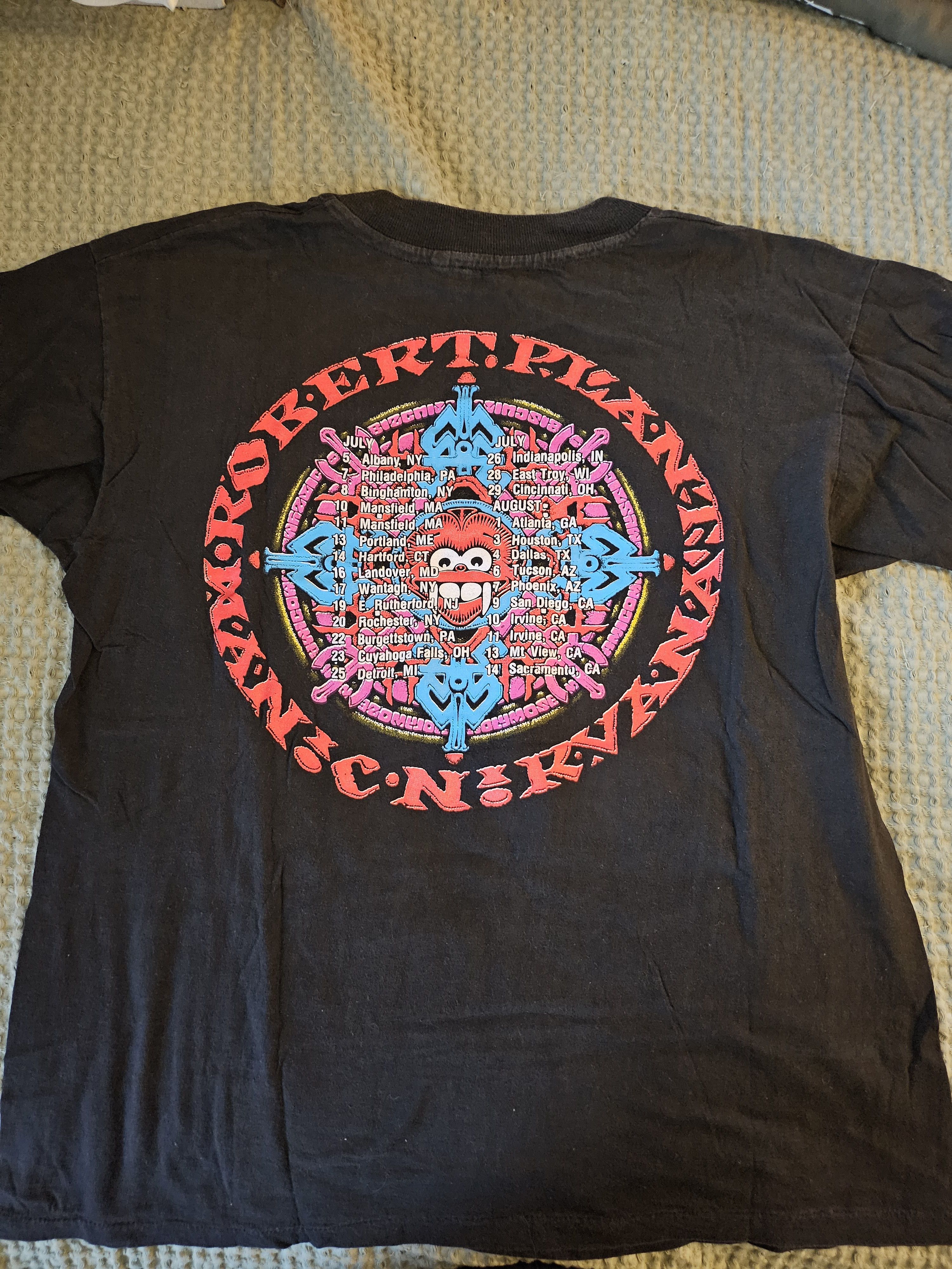 Band Tees Vintage 1990 Robert Plant Tour Tshirt L Size US L / EU 52-54 / 3 - 3 Thumbnail