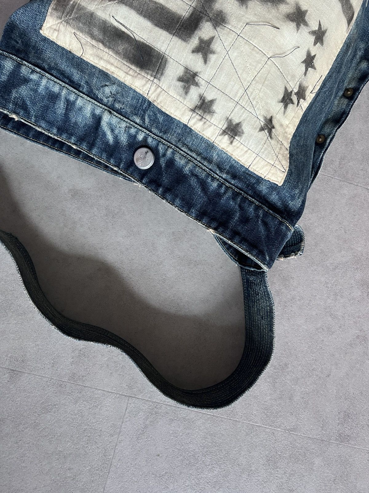 Kapital × Kapital Kountry Kapital Denim Americana Military Shoulder Bag Size ONE SIZE - 4 Thumbnail
