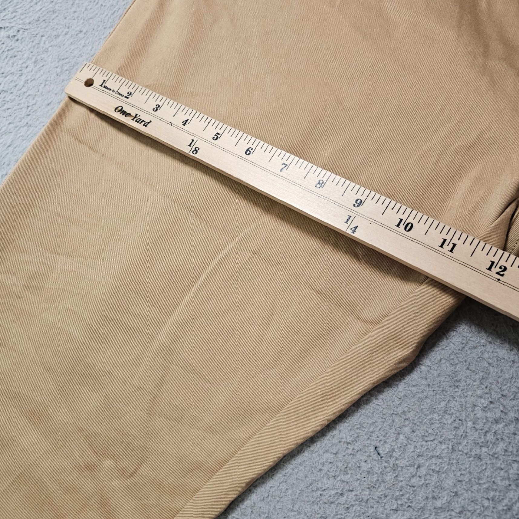 Vintage Hill City Pants Mens Slim Straight Cotton Blend 40x30 Brown 40x32 Tag Everyday Pant Chino Stretch Comfortable Size US 40 / EU 56 - 4 Thumbnail