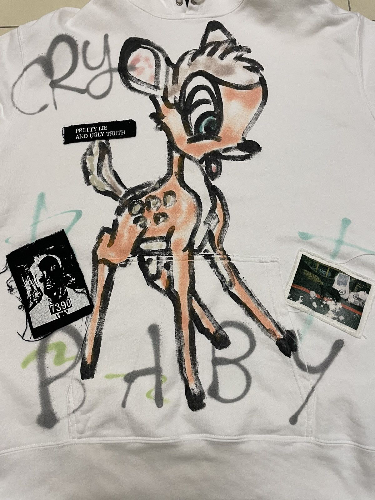Japanese Brand Guernika Shinichiro Inui Pop art Punk Bambi Hoodie Size US XL / EU 56 / 4 - 2 Thumbnail