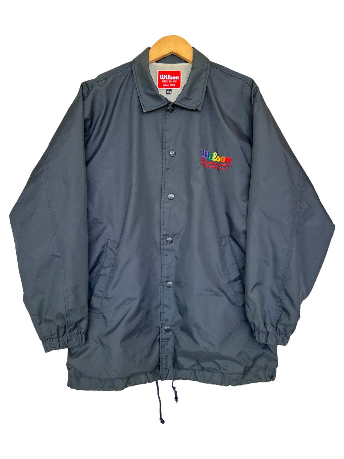 Wilson Vintage Wilson Athletics Multicolour Logo Jacket Size US M / EU 48-50 / 2 - 2 Thumbnail