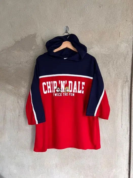 Cartoon Network × Disney × Vintage Vintage Chip N Dale Cartoon Hoodies Shirt Size US L / EU 52-54 / 3 - 2 Thumbnail