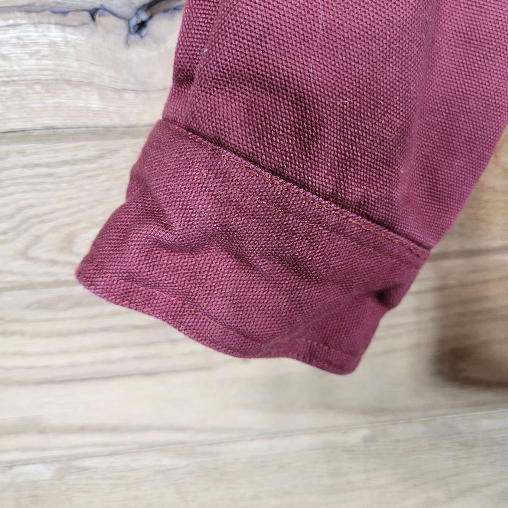 Vintage Duluth Shacket Shirt Jacket Maroon Lined Fleece Heavy Canvas XL/Tall XLT Men Jacket Shacket Winter Fall Spring Outdoor Size US XL / EU 56 / 4 - 7 Thumbnail
