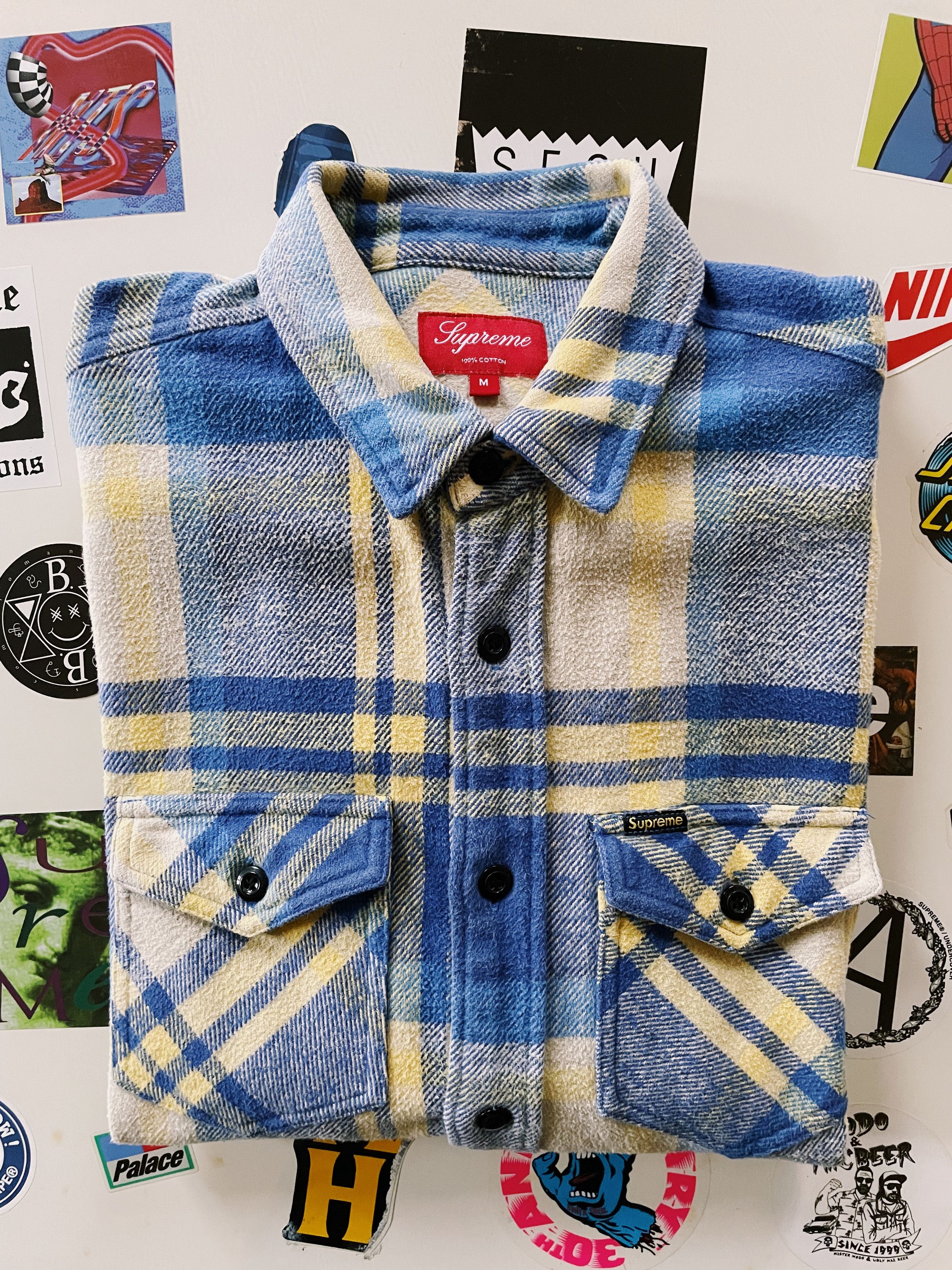 Supreme heavyweight flannel shirts Mサイズ