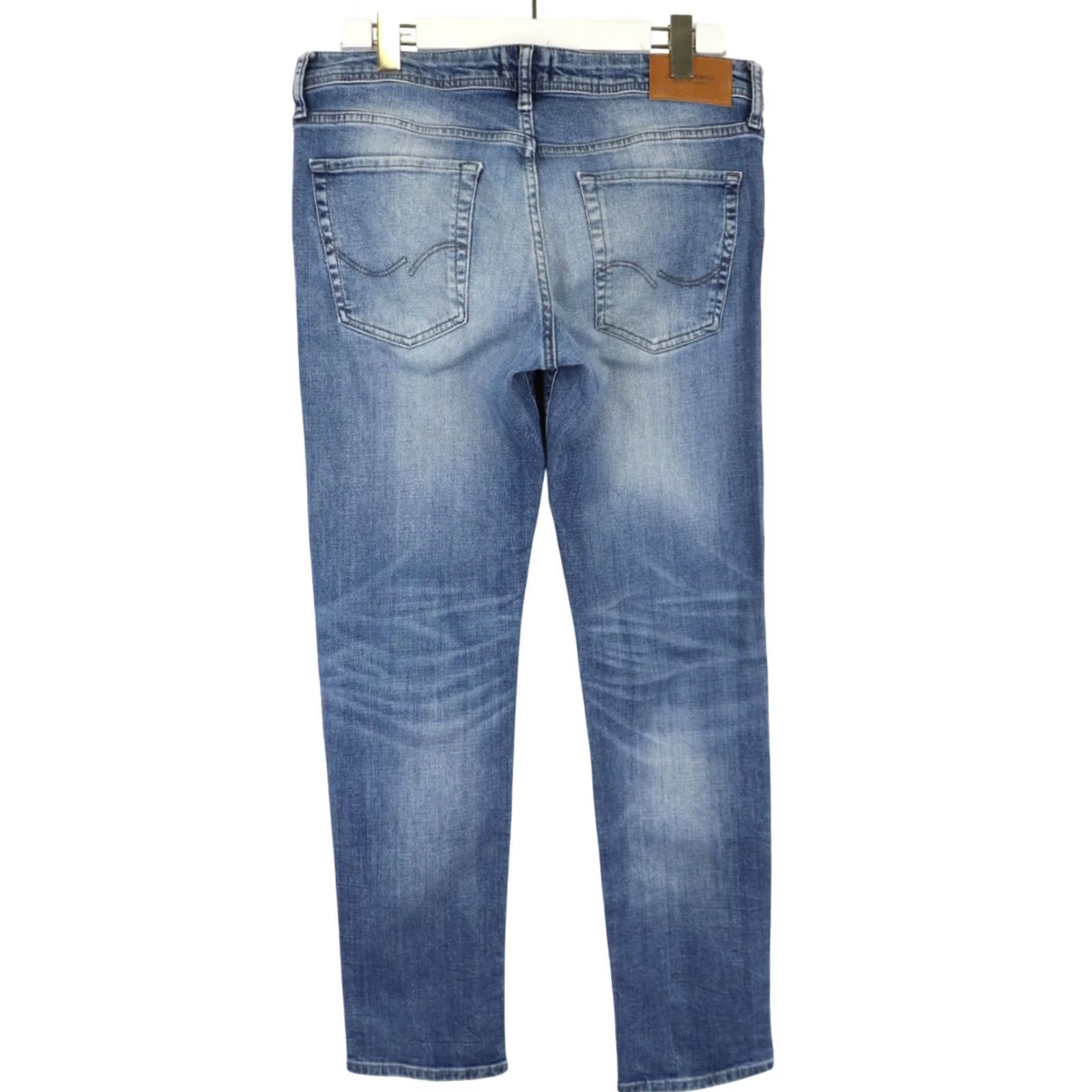 Jack & Jones JACK & JONES Jeans Men's Slim Glenn W32/L32 Stretch Button Fly Faded Whiskers Size US 32 / EU 48 - 2 Thumbnail