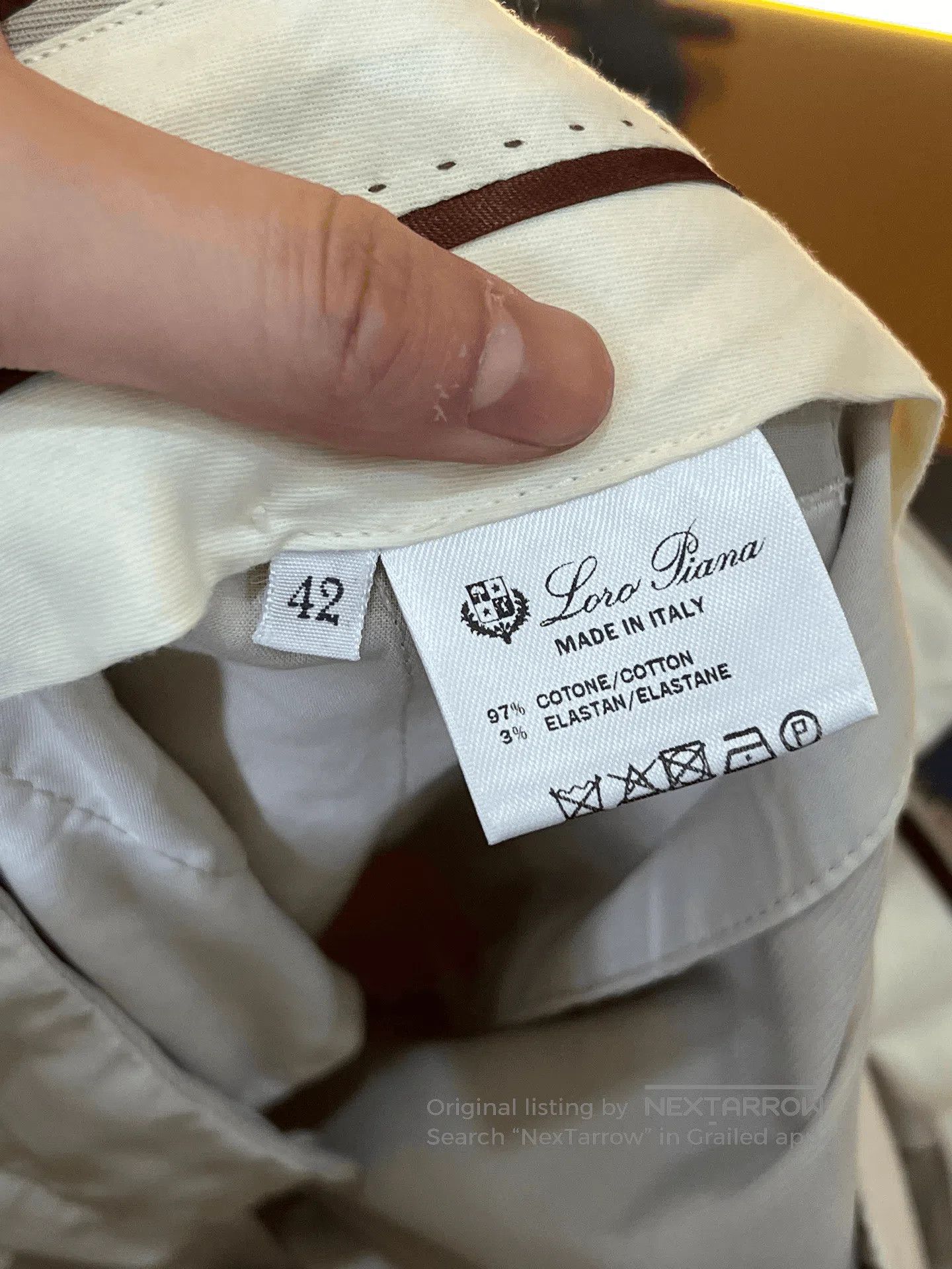 Loro Piana Loro Piana Men's Trousers. Size US 26 / EU 42 - 3 Thumbnail