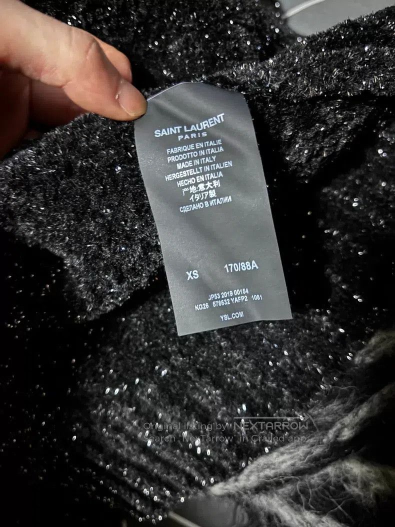 Saint Laurent Paris Saint Laurent Paris Starry glitter cardigan Size US XS / EU 42 / 0 - 4 Thumbnail