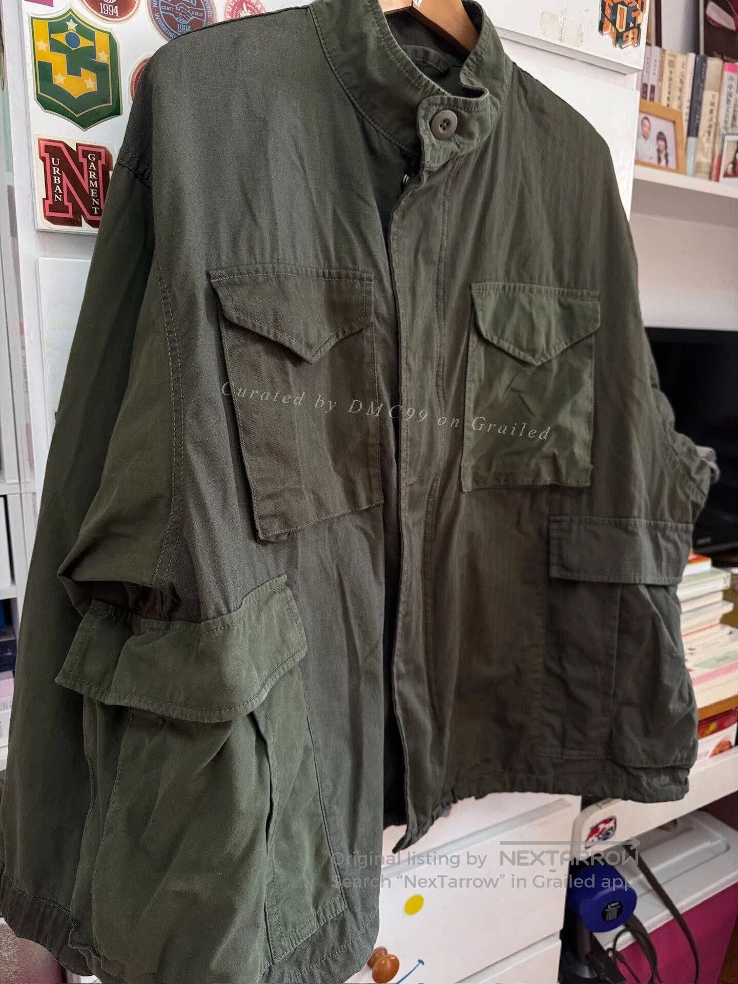 Beams Japan BEAMS M65 Utility Colorblock Jacket. Size US M / EU 48-50 / 2 - 4 Thumbnail
