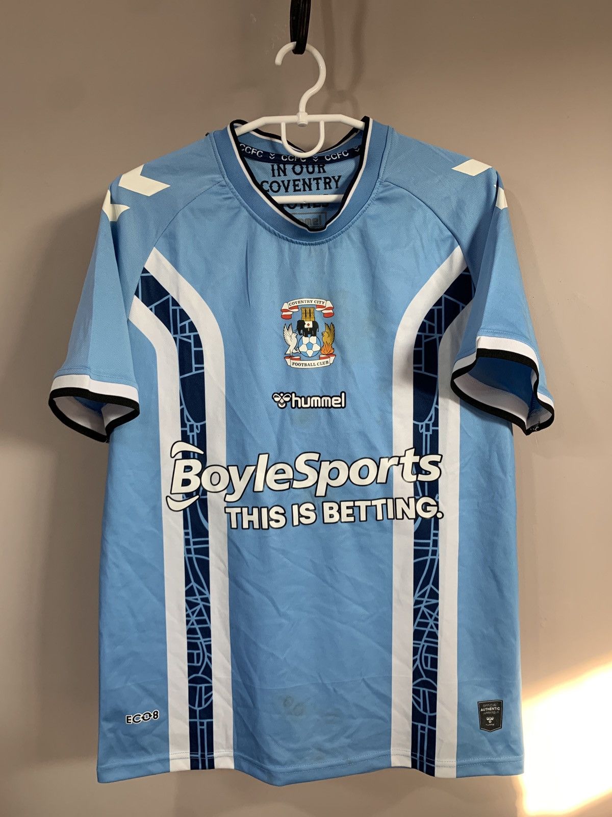 Hummel Coventry City Home Football Shirt Hummel Soccer Jersey Sz S Size US S / EU 44-46 / 1 - 1 Thumbnail