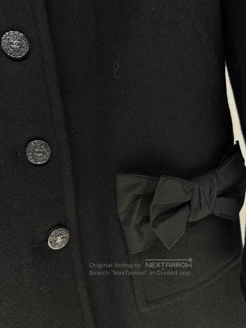 Chanel Chanel 24B Bow Pocket Long Coat. Size US S / EU 44-46 / 1 - 3 Thumbnail