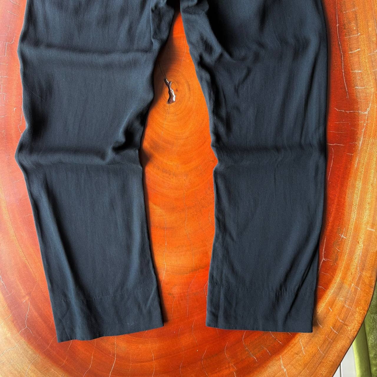 Ann Demeulemeester Ann Demeulemeester Cropped Black Rayon Ankle Pants Size US 30 / EU 46 - 6 Thumbnail