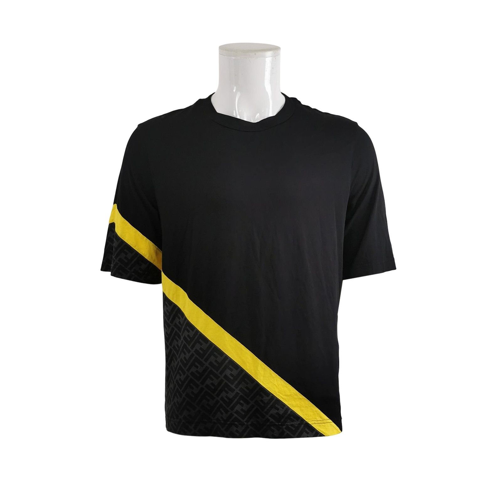 Fendi Fendi Diagonal FF Monogram T-Shirt Size S Size US S / EU 44-46 / 1 - 1 Thumbnail