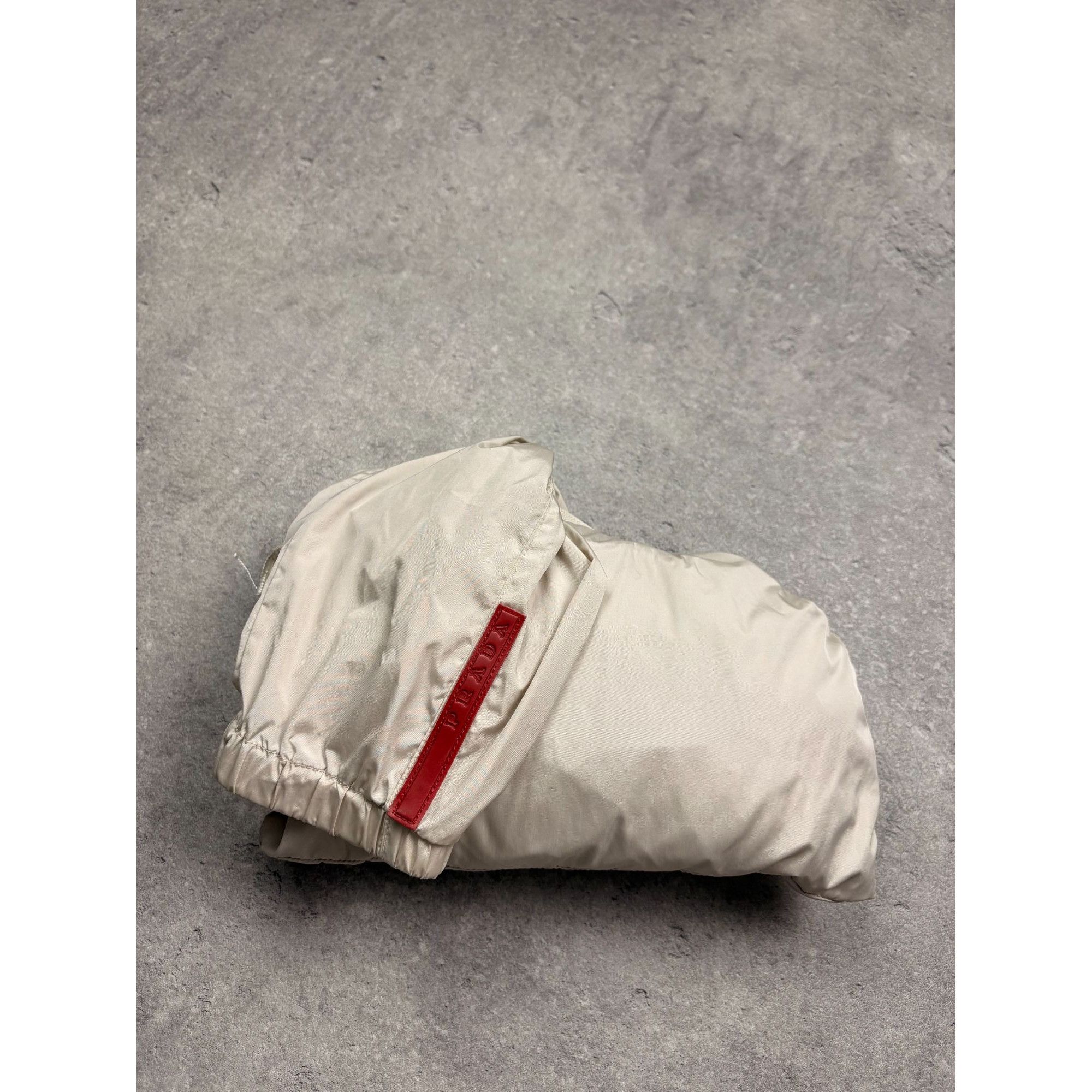 Prada Authentic PRADA Milano Vintage Nylon Women Jacket Beige - Si Size S / US 4 / IT 40 - 9 Thumbnail