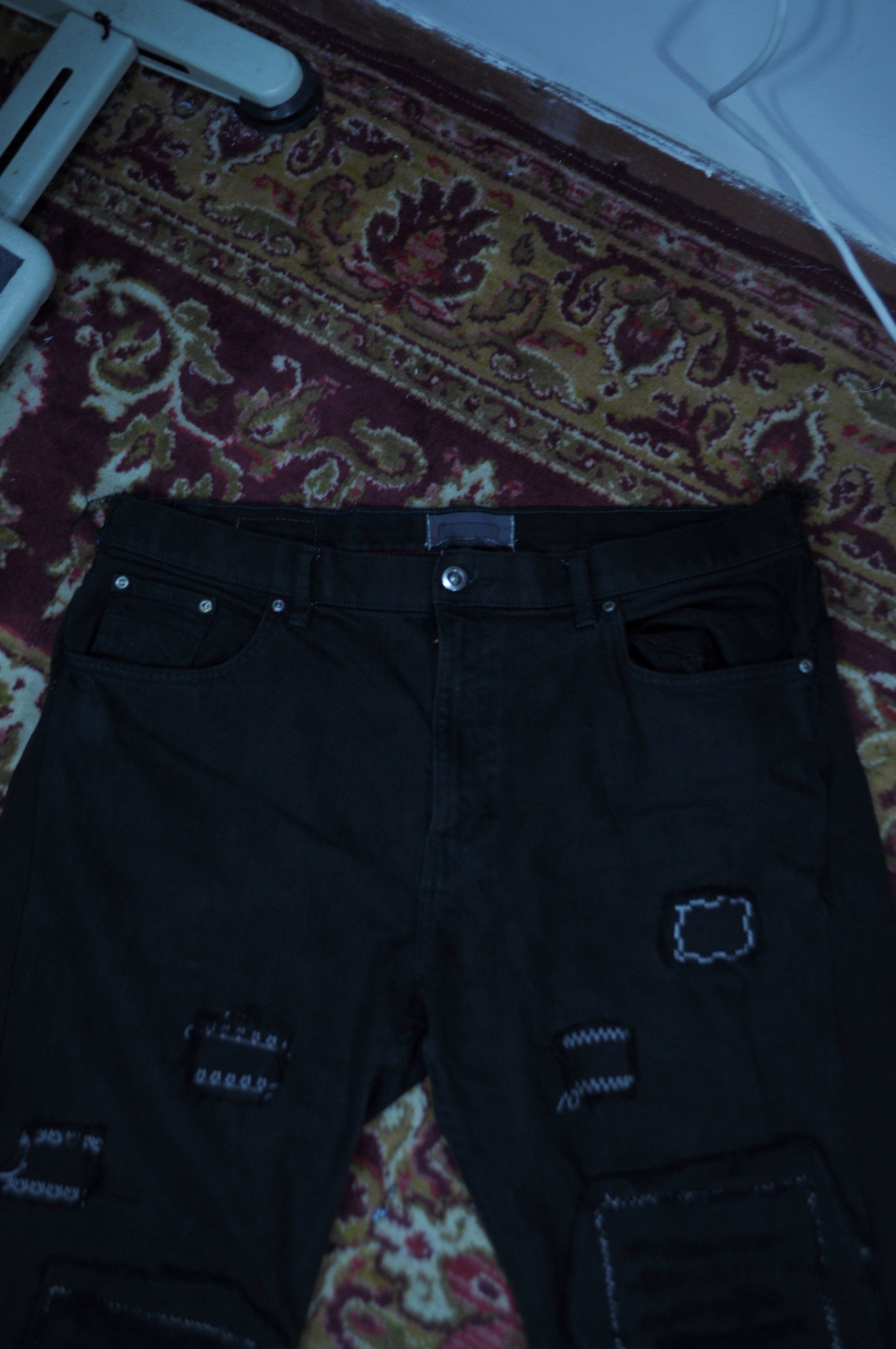 Vintage Custom Black Denim Vintage Size US 36 / EU 52 - 3 Thumbnail