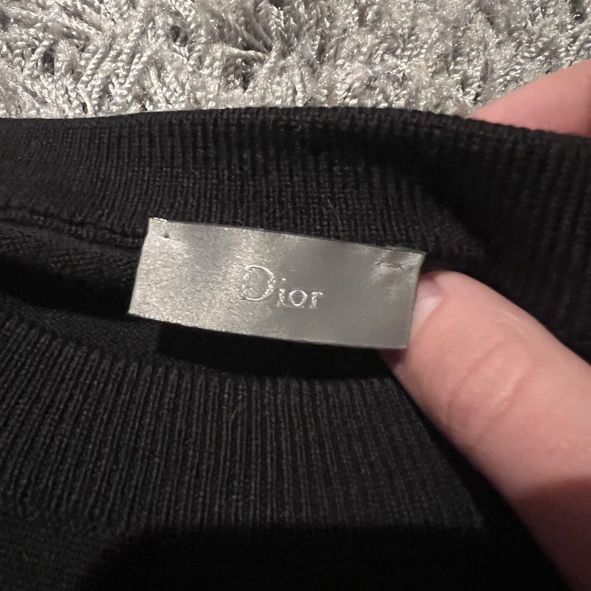 Dior Christian Dior Atelier knitwear jumper sweatshirt black fire Size US S / EU 44-46 / 1 - 8 Thumbnail