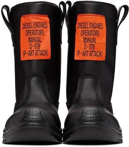 Diesel Diesel Black H-Woodkut CH Boots Size US 7.5 / EU 40-41 - 2 Thumbnail