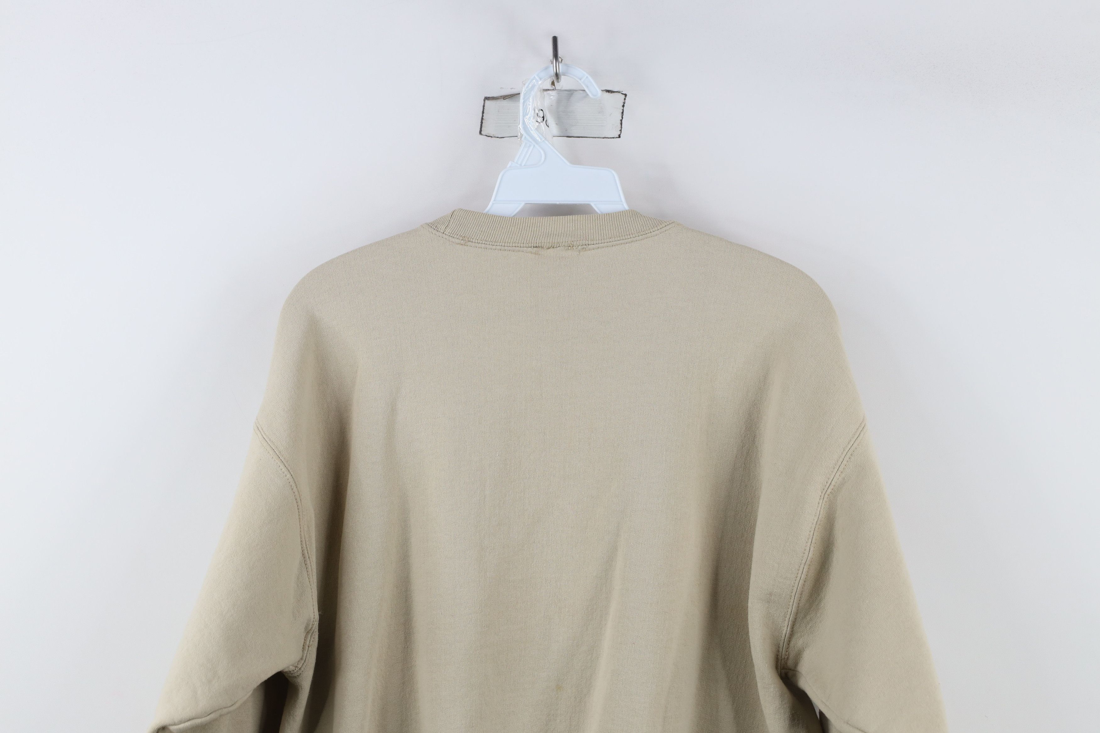 Starter × Vintage Vintage 90s Starter Spell Out Crewneck Sweatshirt Beige Size US M / EU 48-50 / 2 - 13 Thumbnail