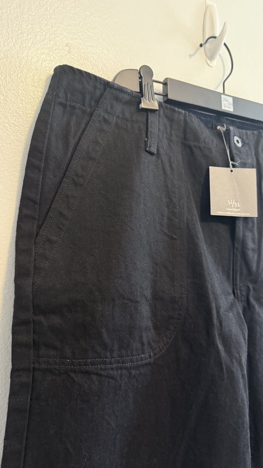 Four Pocket Pants - Black Selvedge Denim, Men's (Size 36) — image 4 of 6