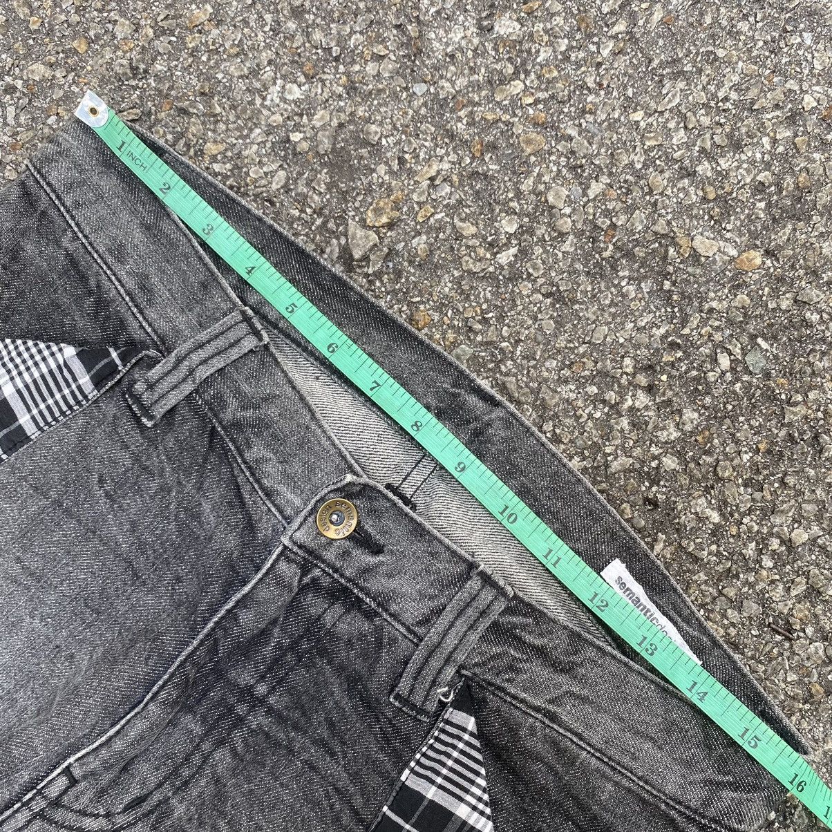 Beauty Beast Semanticdesign Jeans Faded Black Denim Size US 31 - 7 Thumbnail