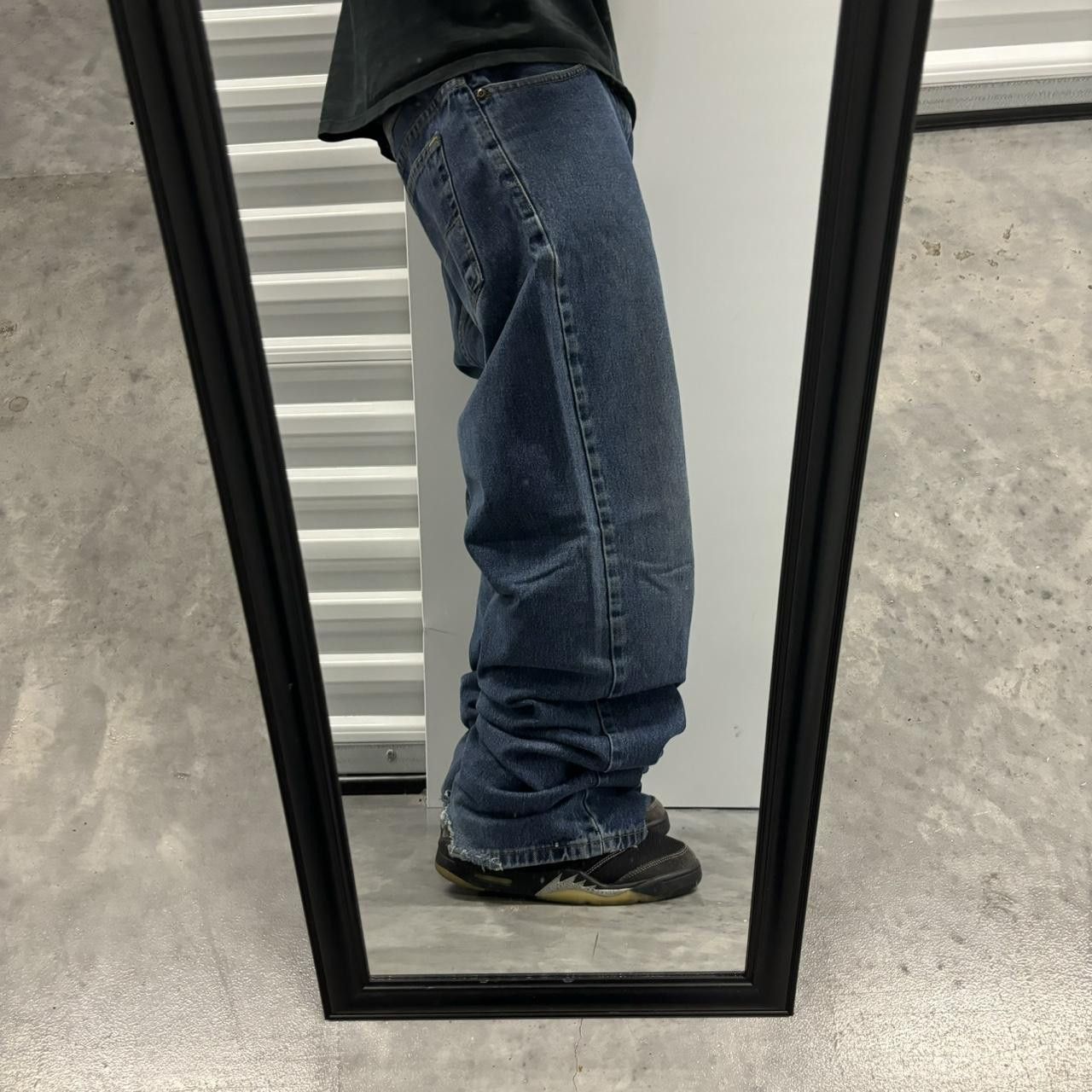 Japanese Brand × Vintage Crazy Vintage Y2K/2000s Baggy Medium Wash Skater Denim Jeans! Size US 38 / EU 54 - 2 Thumbnail