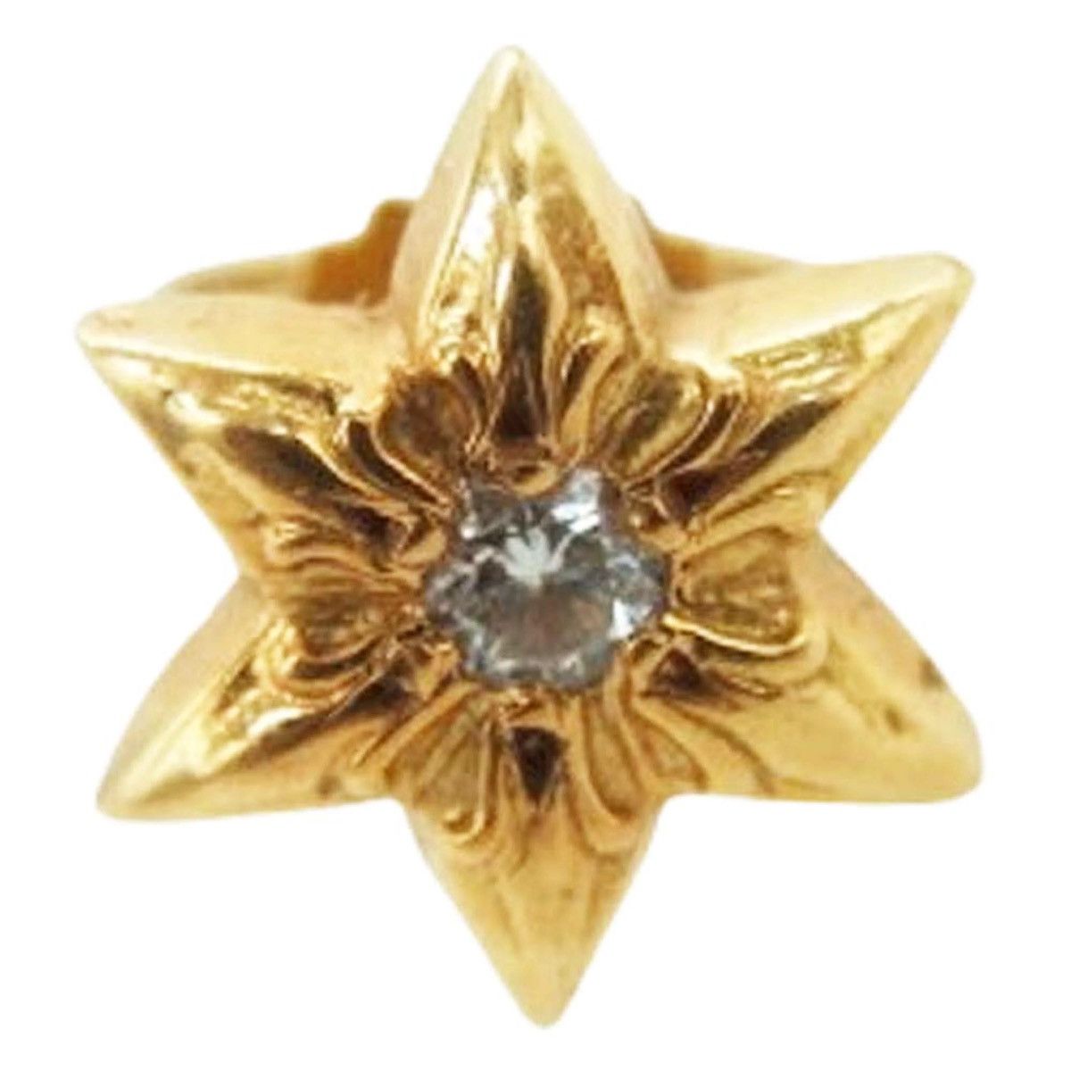 Chrome Hearts Chrome Hearts 22K Gold stud Star Earring Size ONE SIZE - 1 Thumbnail