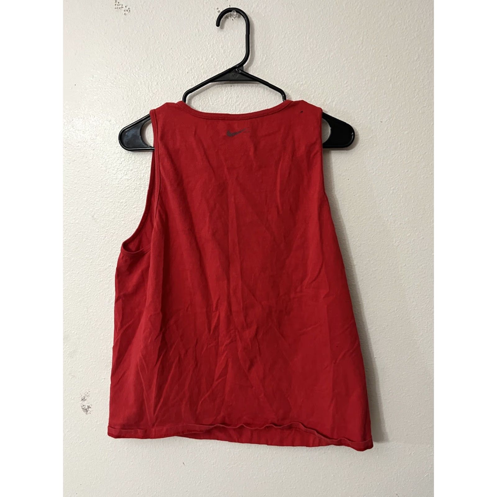 Nike VINTAGE Nike Graphic Logo Ringer Tank Top Large Red Mens Size US L / EU 52-54 / 3 - 3 Thumbnail