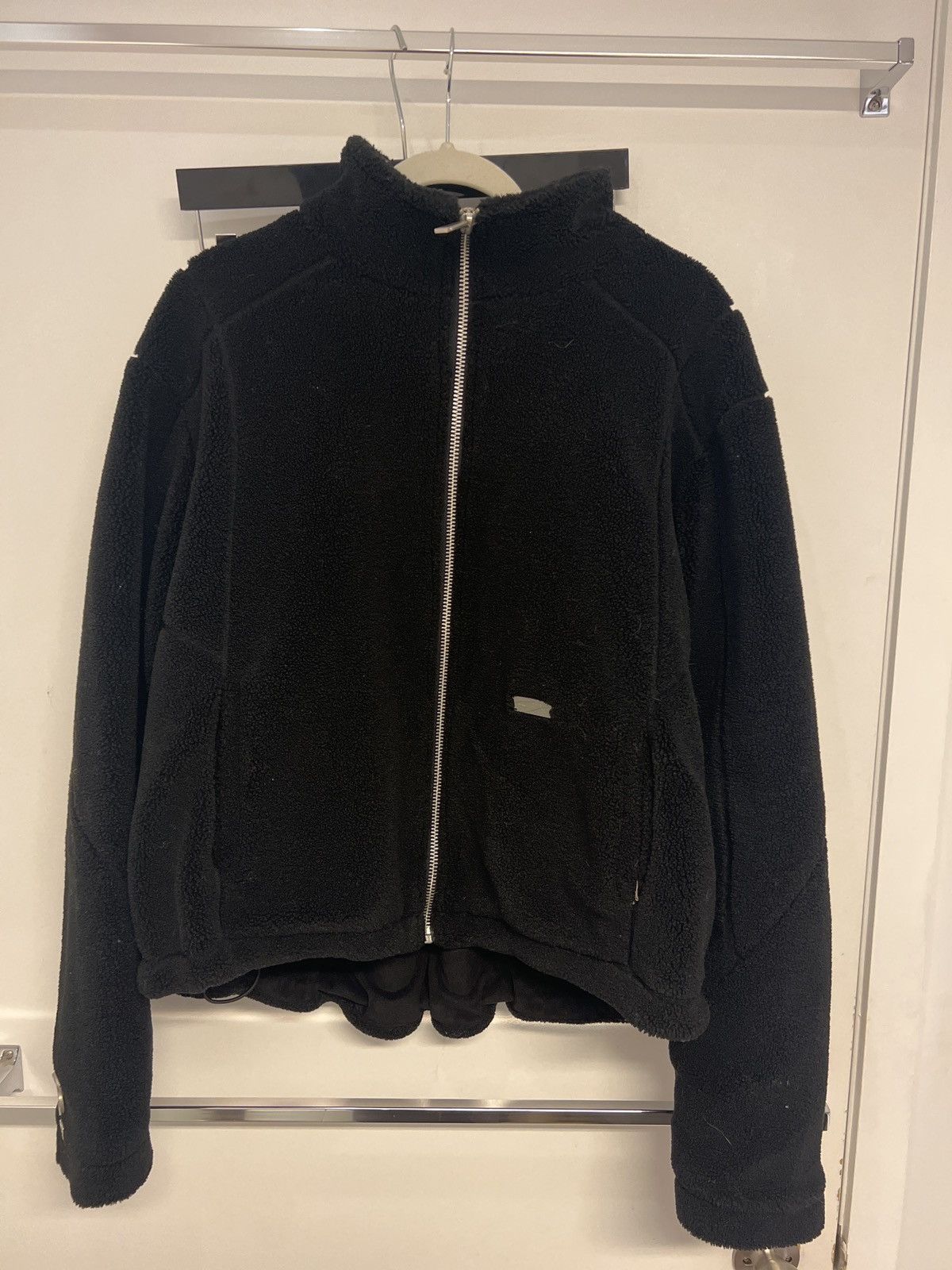 image of C2H4 Black Cropped Fleece, Men's (Size Medium)