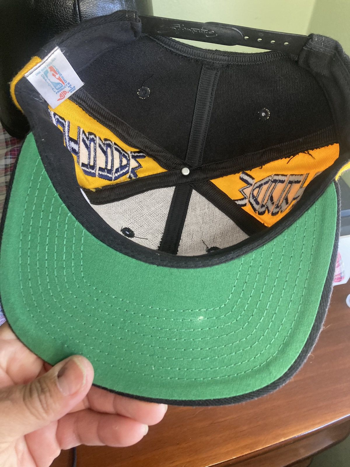 Vintage Vintage golden state warriors SnapBack hat Size ONE SIZE - 5 Thumbnail