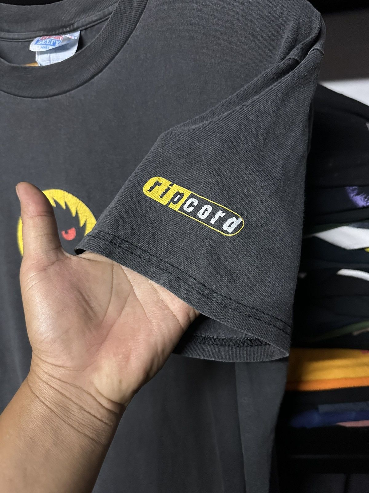 Optic Gaming × Vintage Vintage 90s Ripcord Logo Game Faded Tee Size US L / EU 52-54 / 3 - 6 Thumbnail