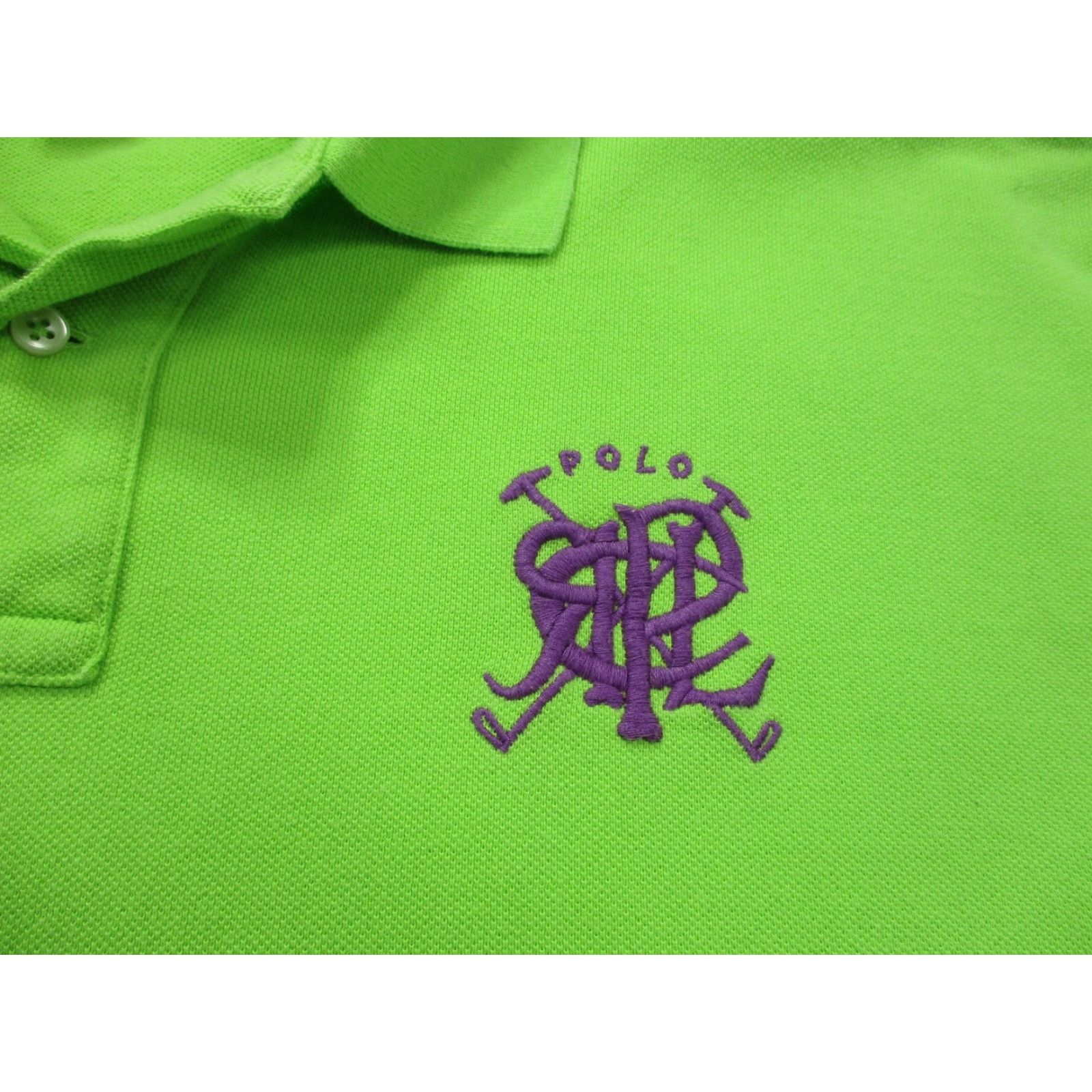 Ralph Lauren Polo Ralph Lauren Rugby Polo Shirt Mens Regular Fit 2XL Green Script Polo Shirt Size US XXL / EU 58 / 5 - 5 Thumbnail