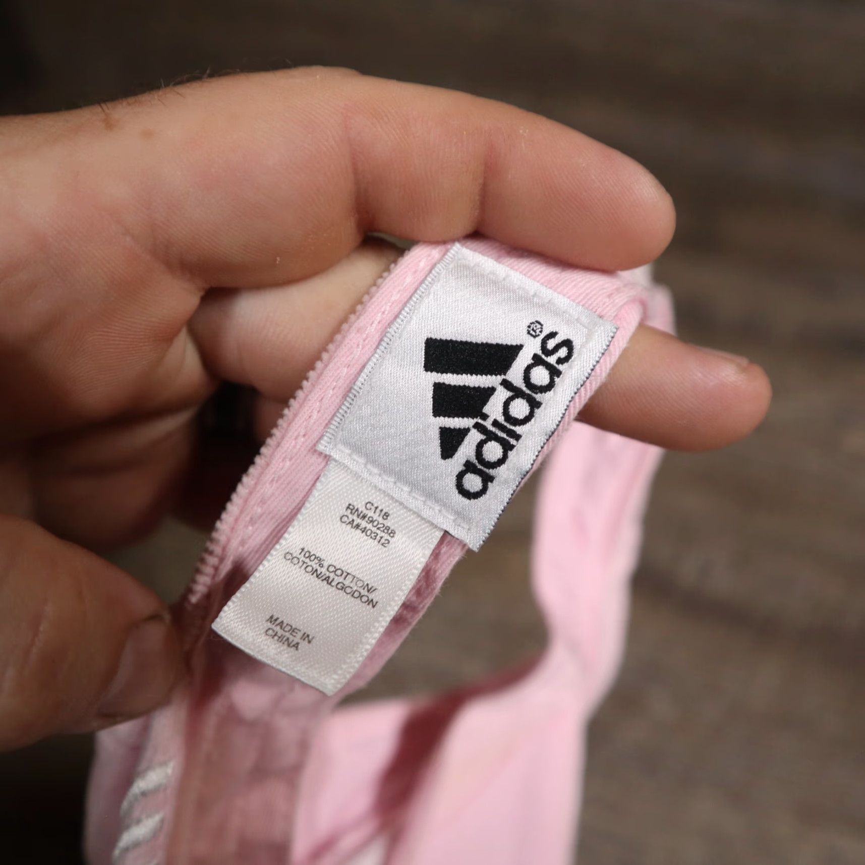 Adidas adidas Visor Hat Women One Size Pink Sport Ocean? Size ONE SIZE - 6 Thumbnail
