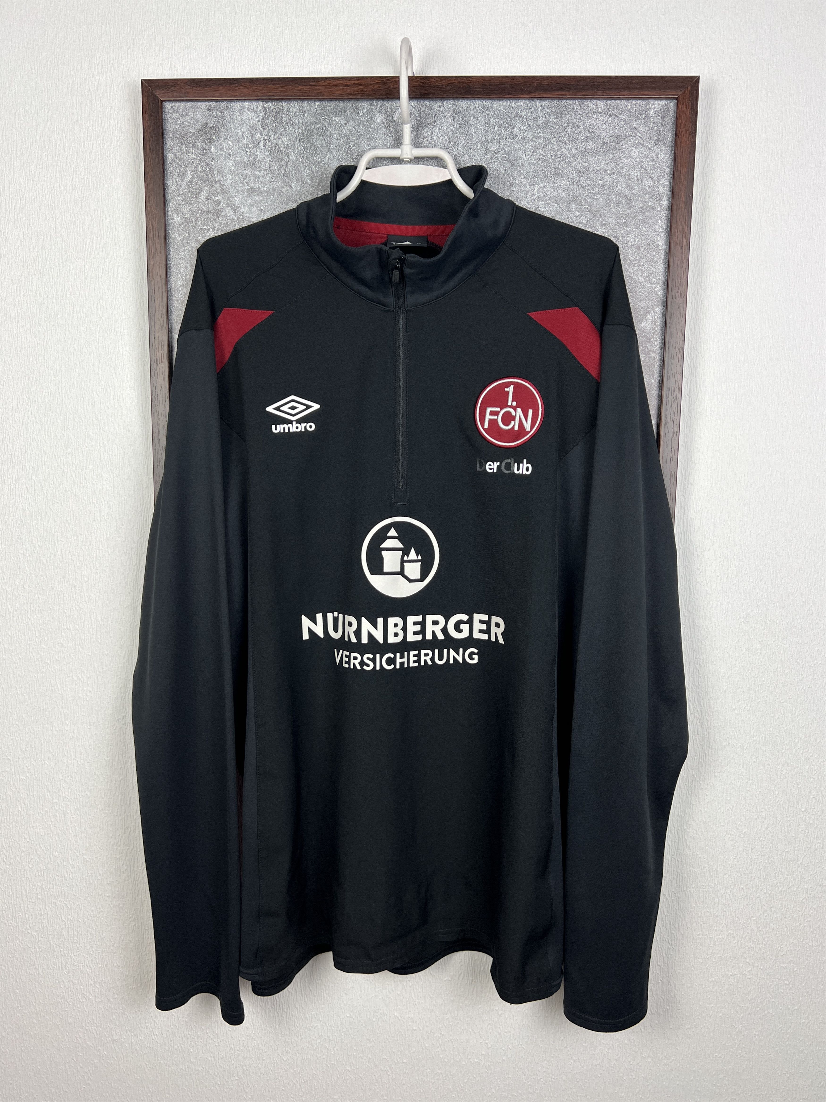 Umbro Nurnberg 1. FCN Football Sweatshirt Soccer Jacket Crewneck Size US XXL / EU 58 / 5 - 1 Thumbnail