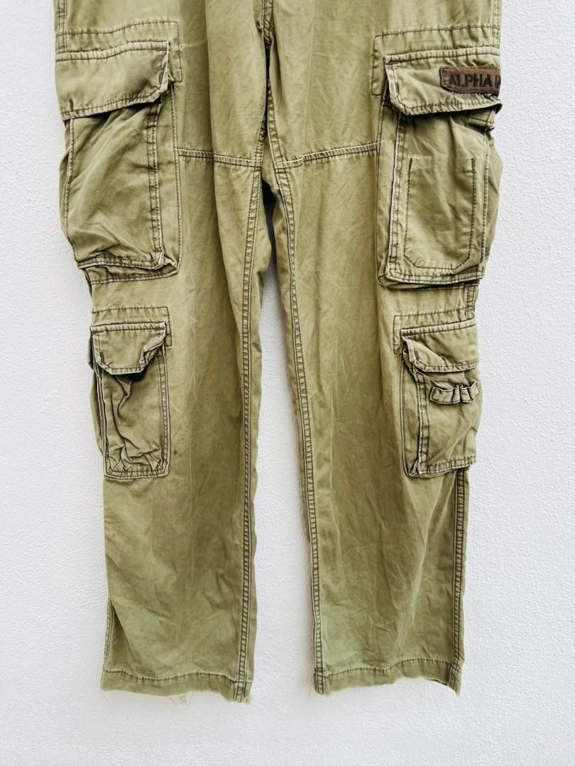 Japanese Brand × Vintage Vintage Alpha Industries Big Pocket Hip Hop Fashion Style Size US 31 - 4 Thumbnail