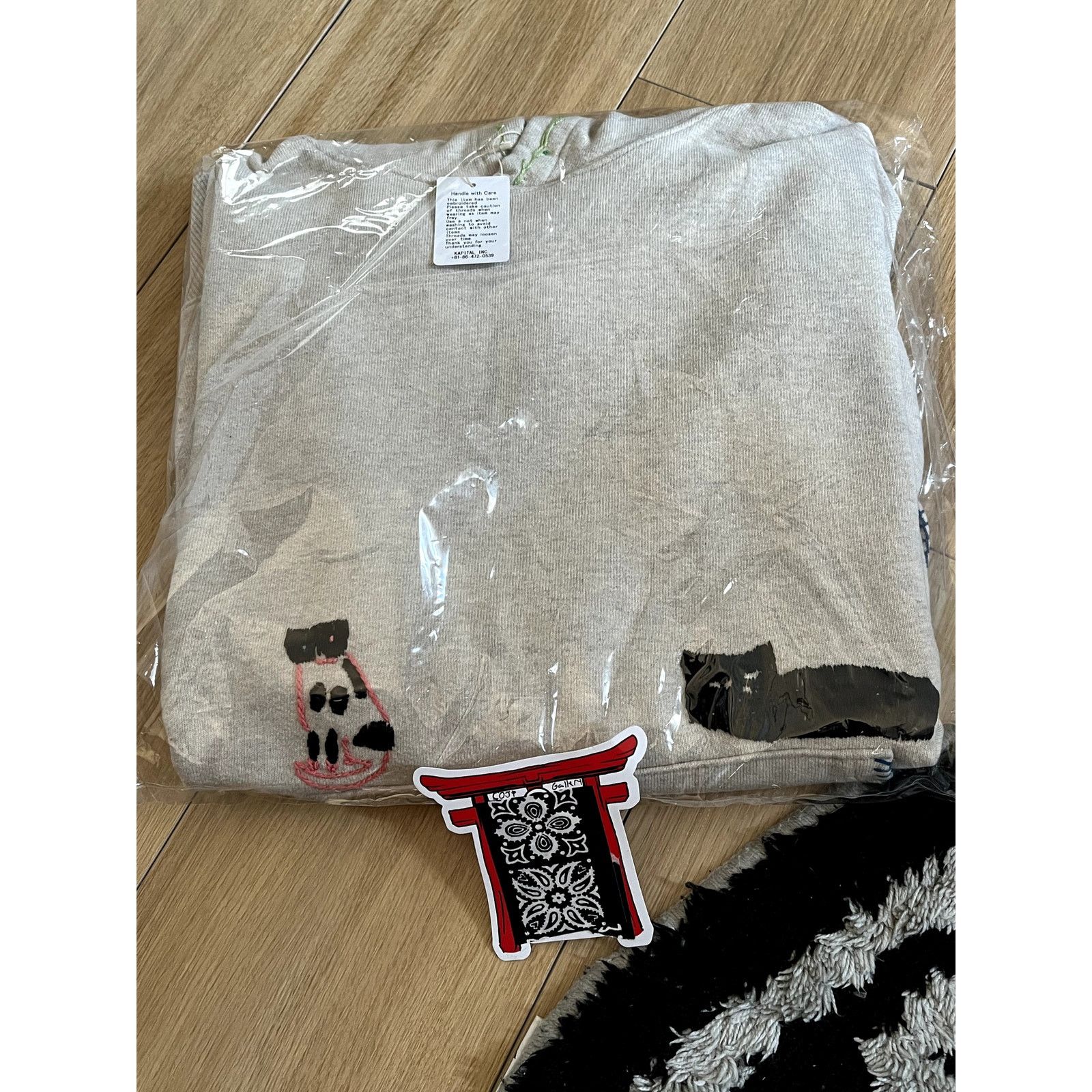 Kapital Kapital Cat Embroidery Pullover Hoodie Size US XL / EU 56 / 4 - 3 Thumbnail