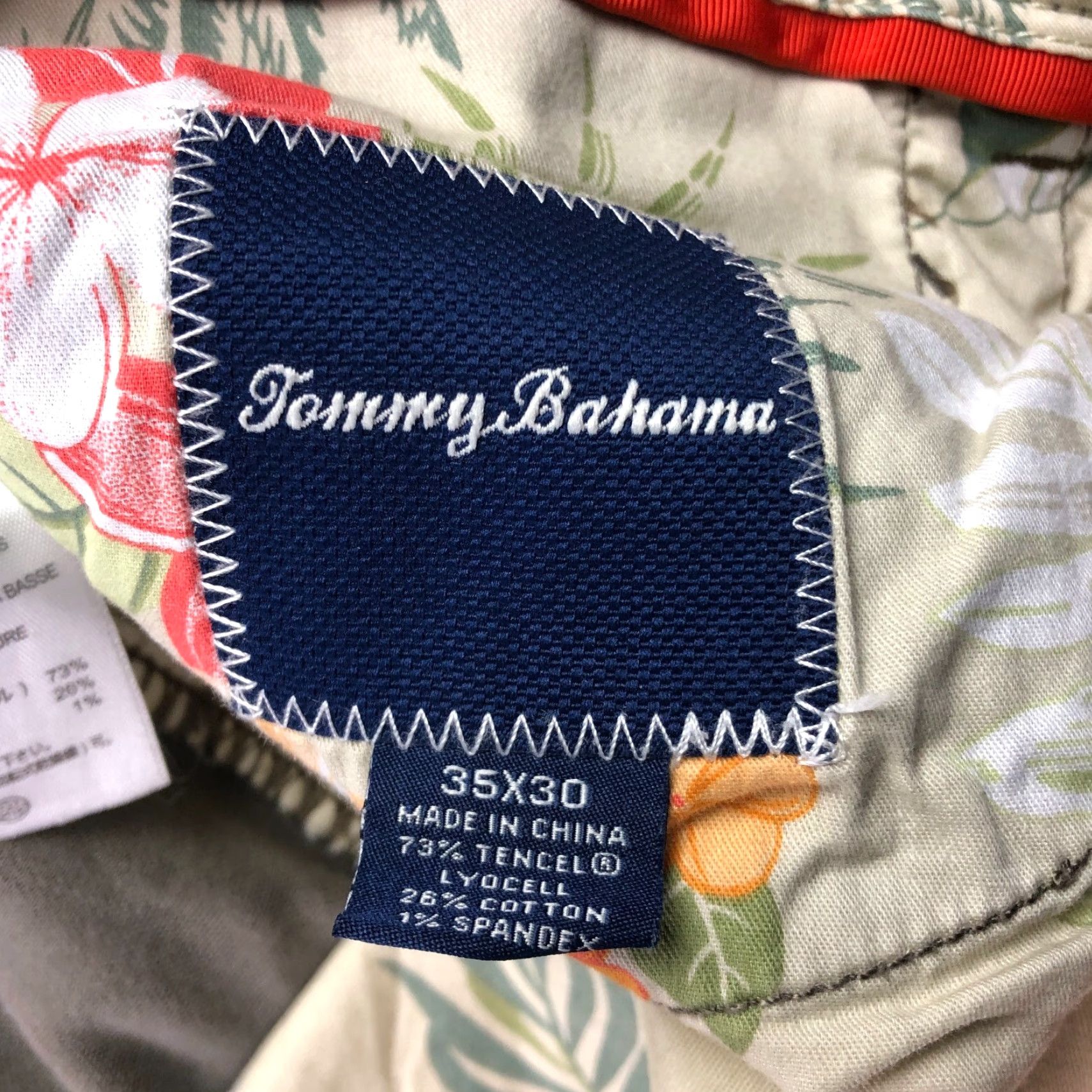 Tommy Bahama Tommy Bahama Men’s Pants Olive 5-Pocket Flat Front Tencel Cotton Spandex 35x30 Casual Khakis Size US 35 - 4 Thumbnail