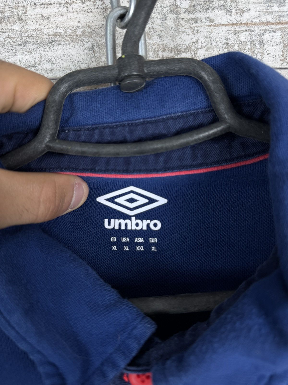 Umbro × Vintage Mens Vintage Umbro England Rugby league sweatshirt T-shirt Size US XL / EU 56 / 4 - 9 Thumbnail