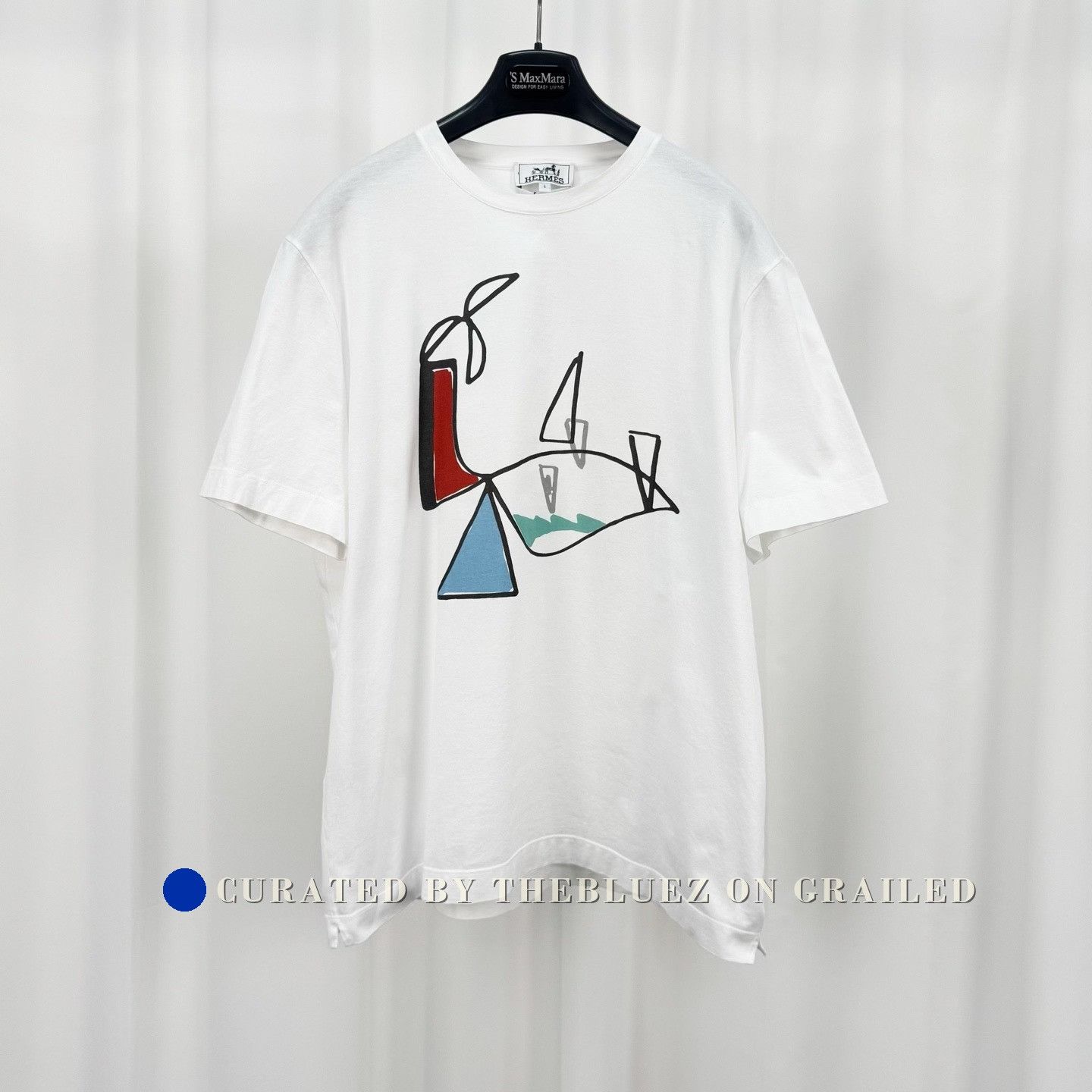 Hermes Hermes Graffiti Print Short Sleeve Size US L / EU 52-54 / 3 - 1 Thumbnail