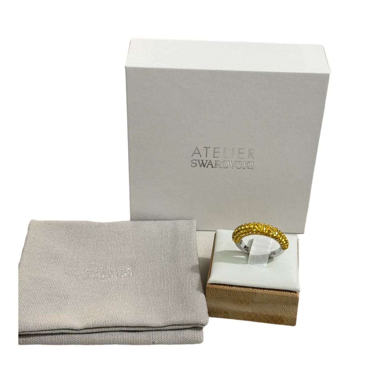 Swarovski Swarovski Atelier Tigris ring Yellow size 6/52 Size ONE SIZE - 1 Thumbnail
