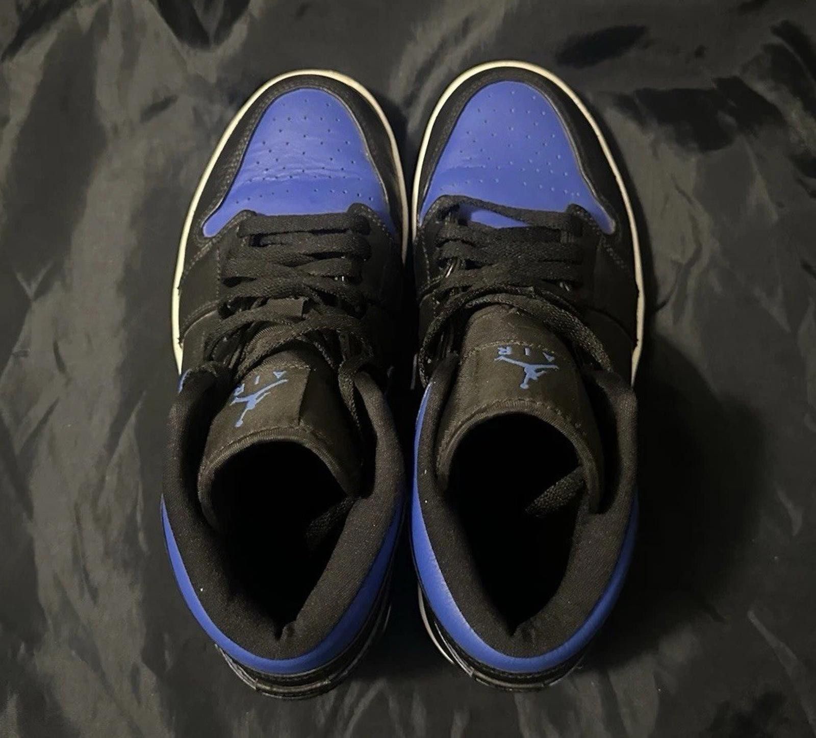 Jordan Brand Nike Air Jordan 1 Royal Blue/Black Retro High OG Size 8.5 Size US 8.5 / EU 41-42 - 6 Thumbnail
