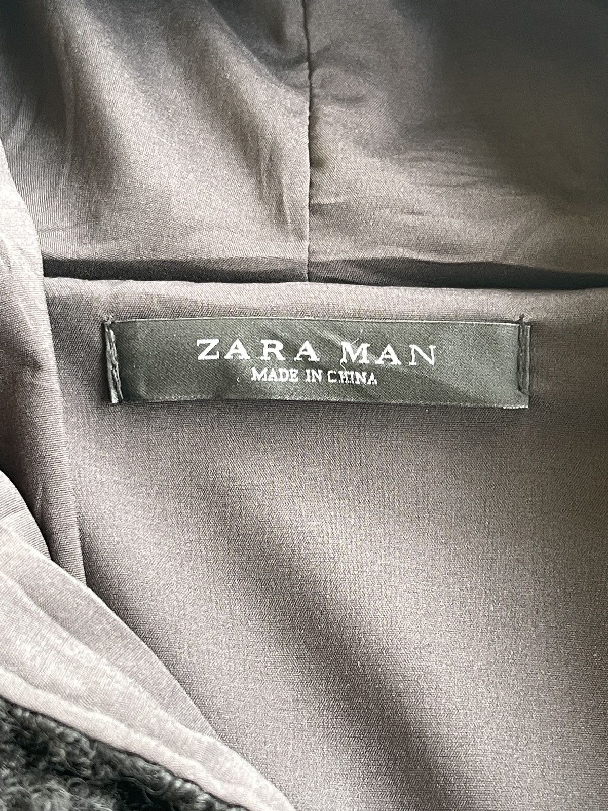 Zara Zara Man Black Longcoat Hoodie Size US L / EU 52-54 / 3 - 5 Thumbnail