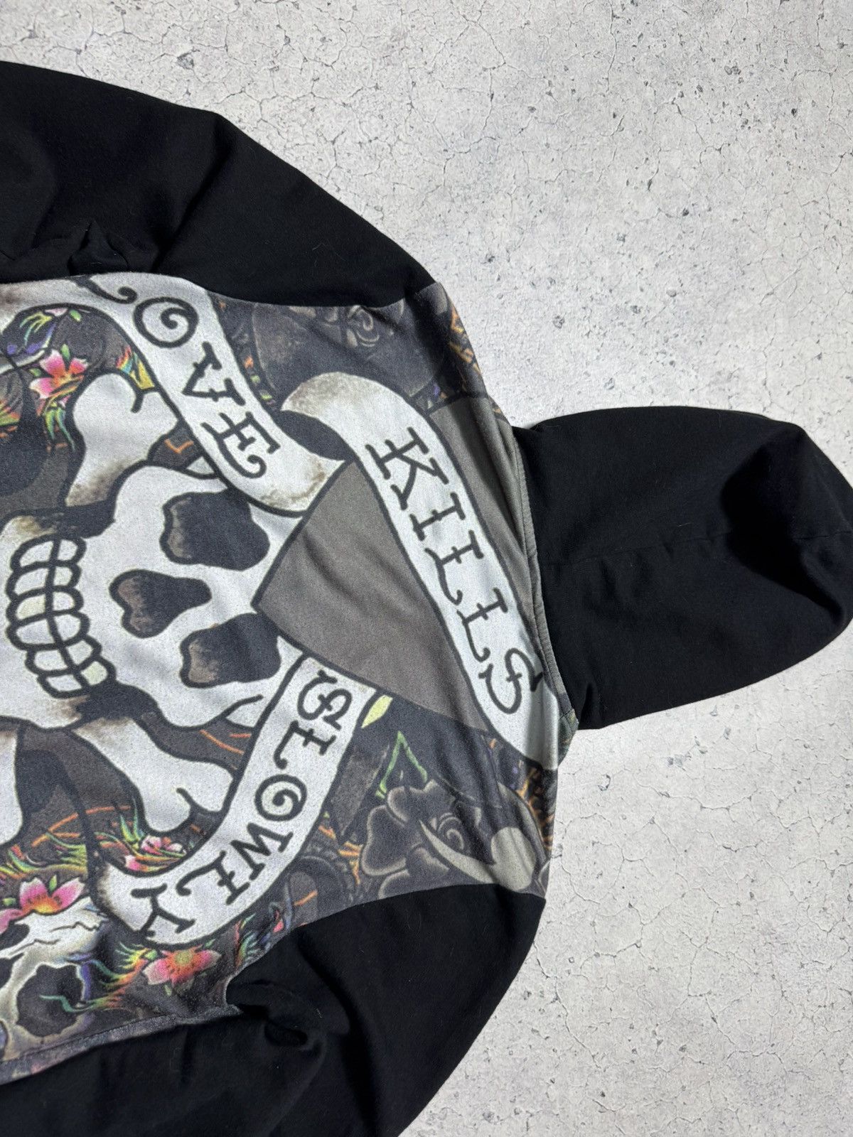 Ed Hardy Ed Hardy Women’s Full Zip Hoodie Skulls Love Kills Vintage Size M / US 6-8 / IT 42-44 - 11 Thumbnail