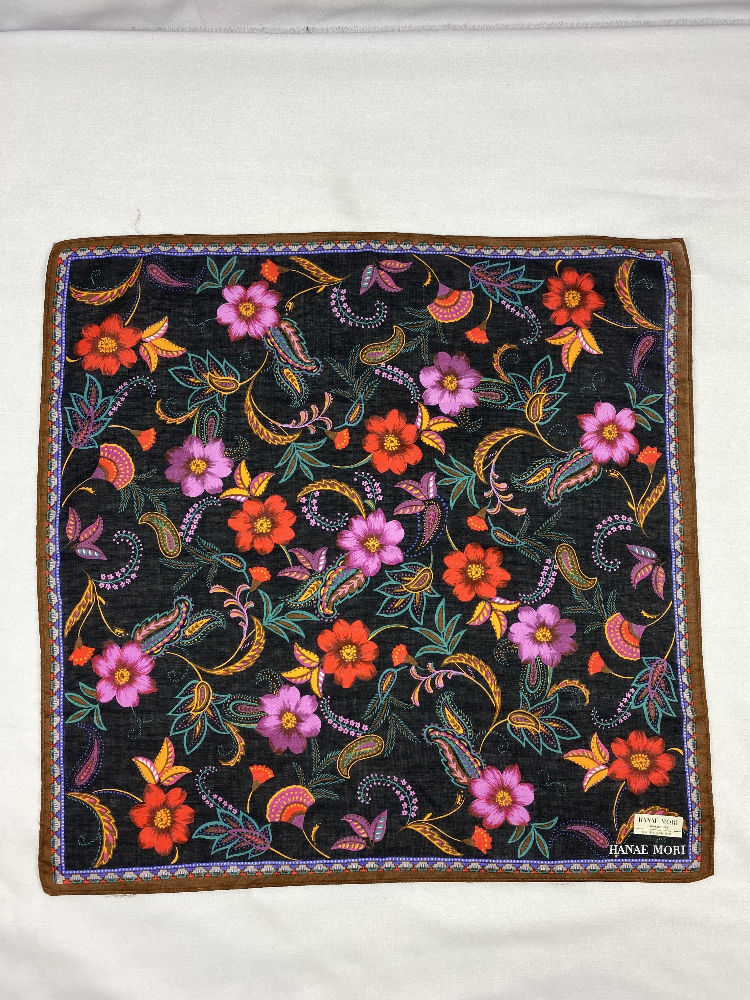 Hanae Mori × Japanese Brand × Vintage Hanae Mori Handkerchief / Bandana / Neckerchief Size ONE SIZE - 3 Thumbnail