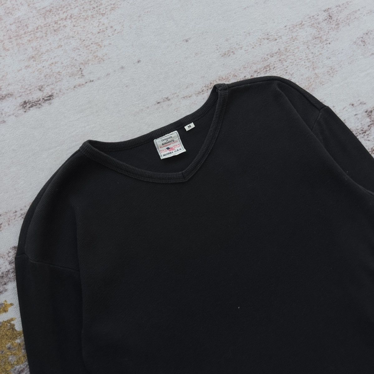 Avirex VINTAGE AVIREX PLAIN WAFFLE LONG SLEEVE Size US XS / EU 42 / 0 - 6 Thumbnail