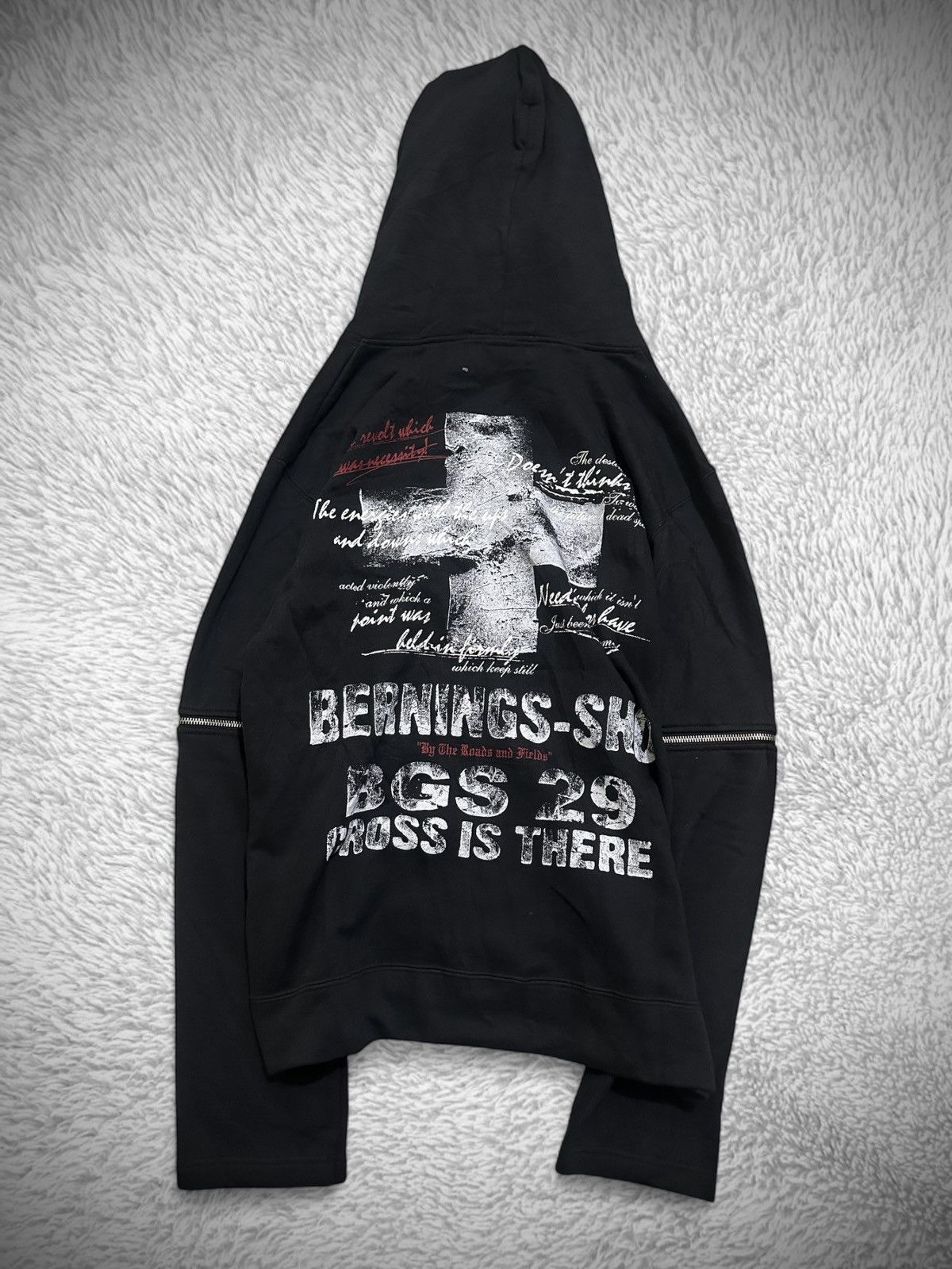 Japanese Brand L.G.B Style Goth Zip Hoodie Detachable Sleeve Japan Archive Size US L / EU 52-54 / 3 - 5 Thumbnail