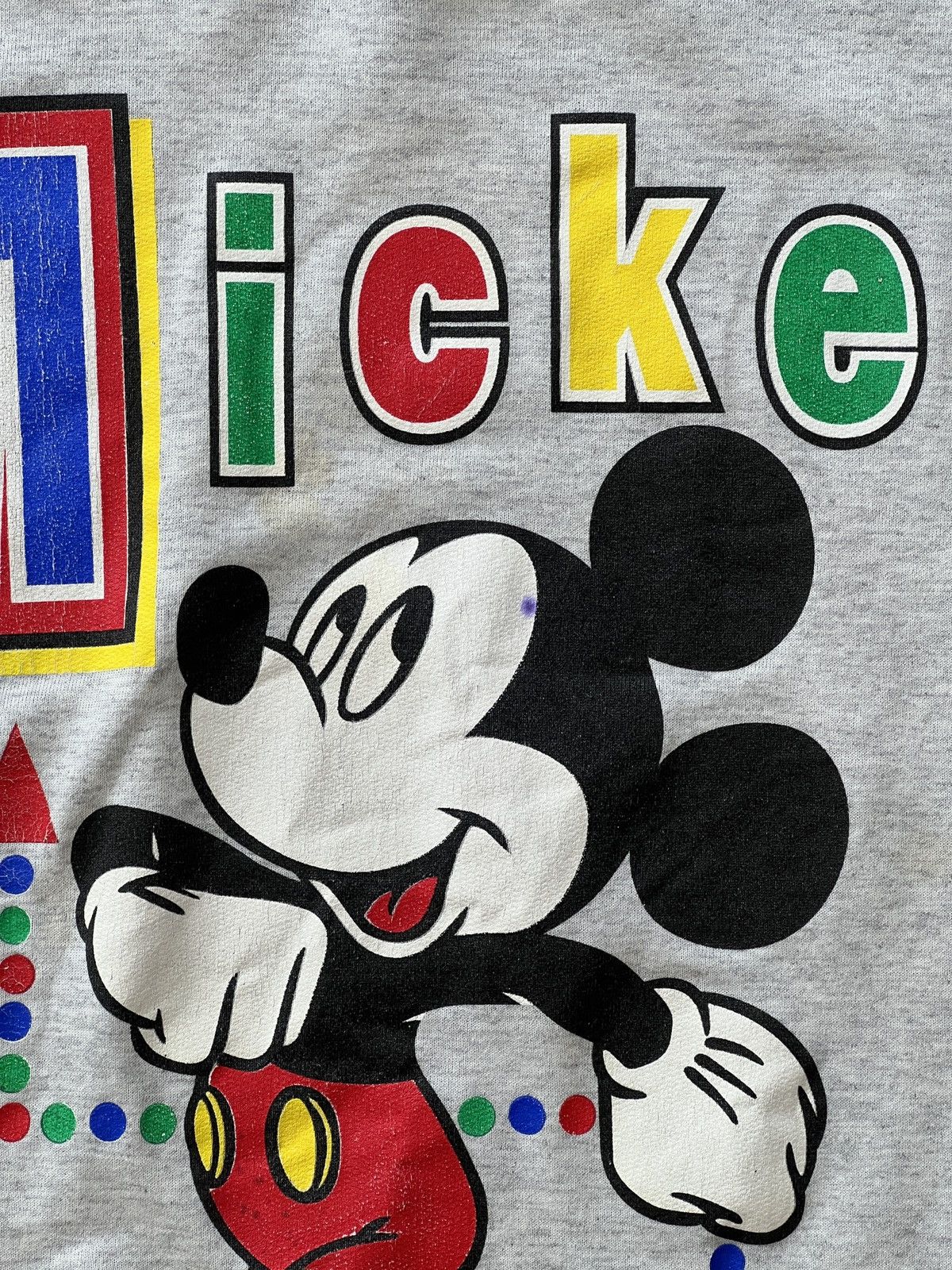 Disney × Vintage Vintage 90s Mickey Mouse Disney Quarter Sleeve Shirt 2XL Size US XXL / EU 58 / 5 - 5 Thumbnail